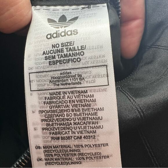 Adidas Originals Mini Backpack H09038 Black and Gold Bag Women’s - Picture 7 of 9